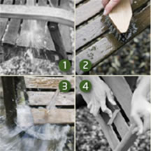 Verarbeitung und Anwendung WoCa Wood Quick Wood Quick ist suitable for the regular cleaning of outdoor wood.